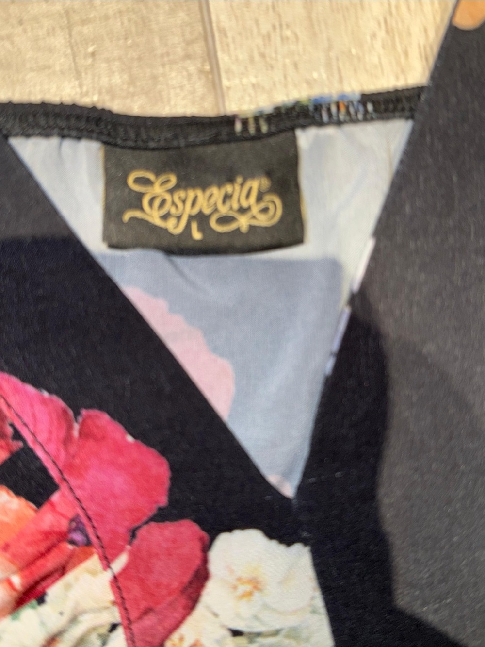 Black Floral Ruffle High-Low Set - Picture 6 of 6